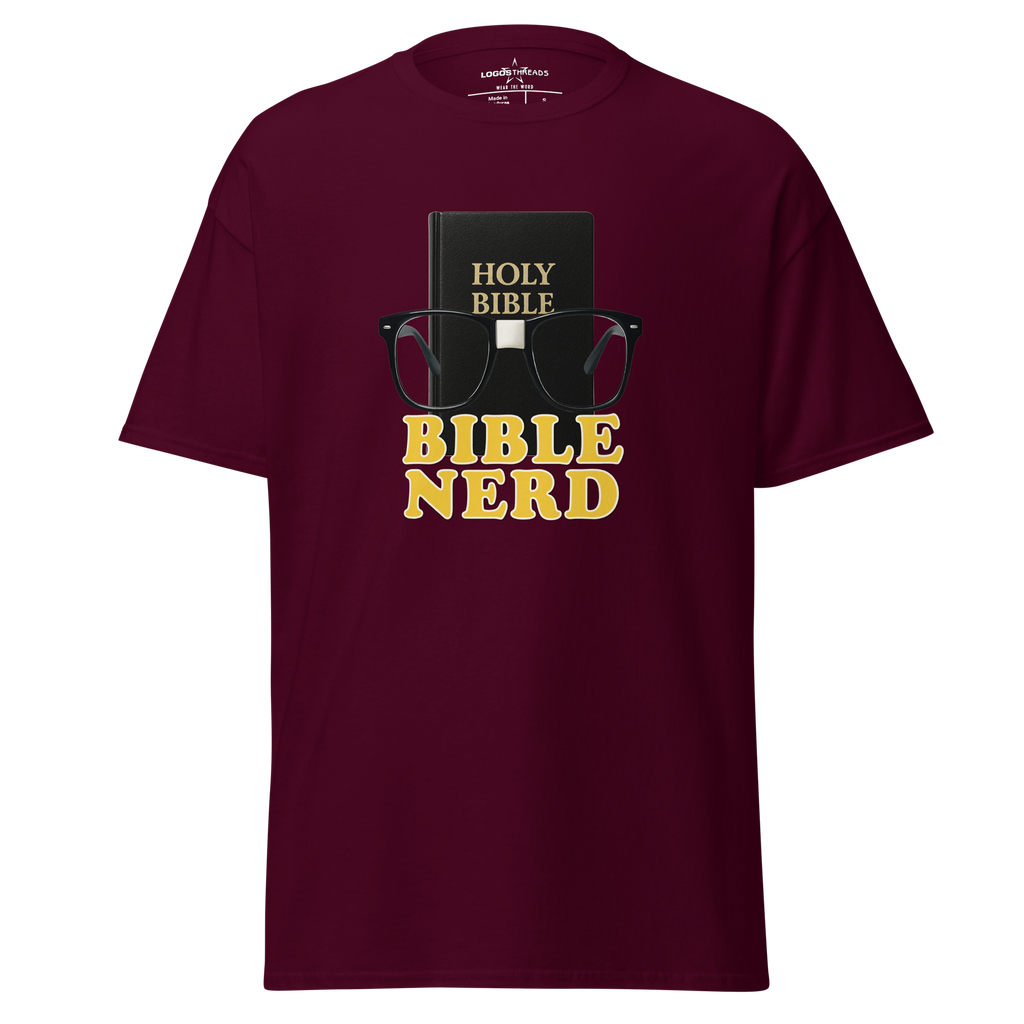 Bible Nerd Tee — Book Edition
