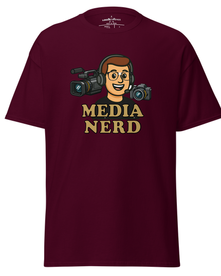 Media Nerd Tee — Guy