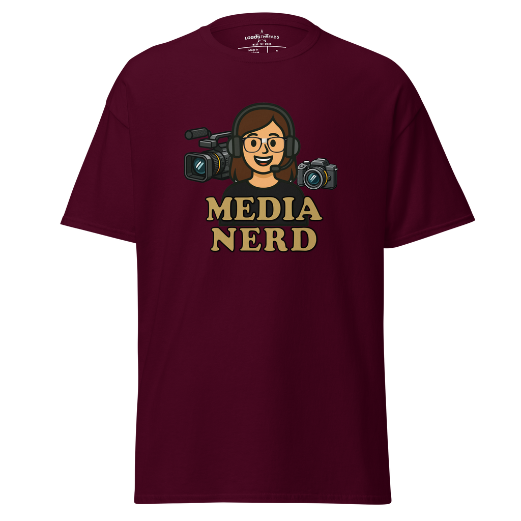Media Nerd Tee — Girl