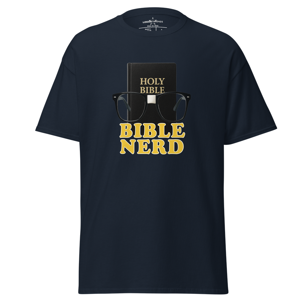Bible Nerd Tee — Book Edition