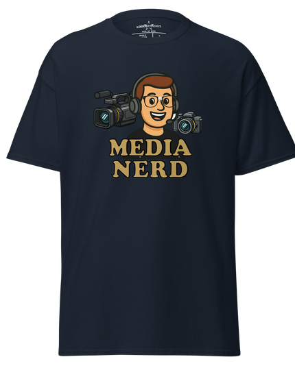 Media Nerd Tee — Guy