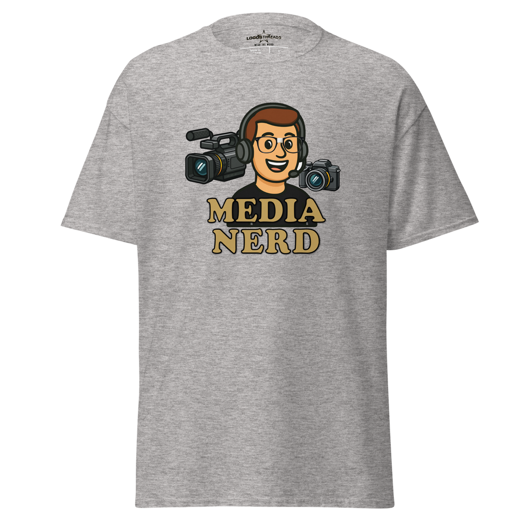 Media Nerd Tee — Guy
