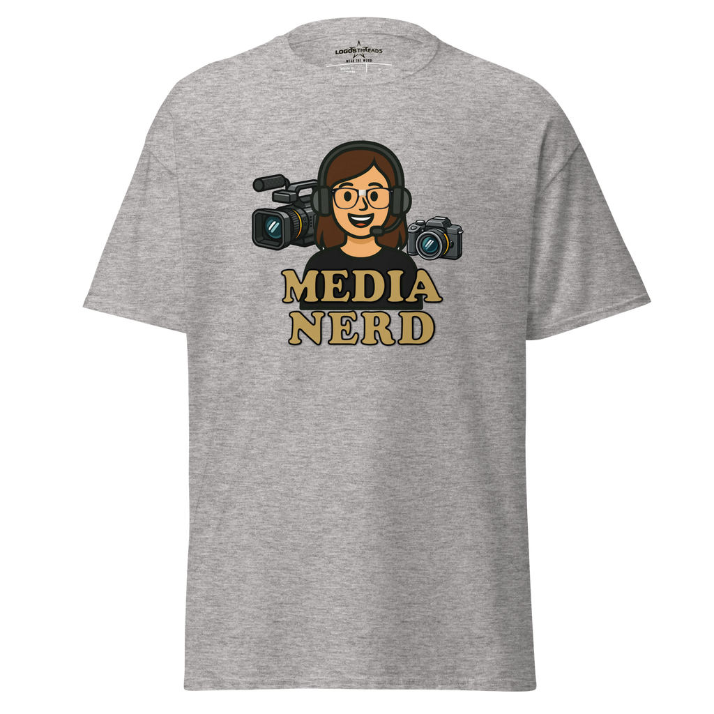 Media Nerd Tee — Girl