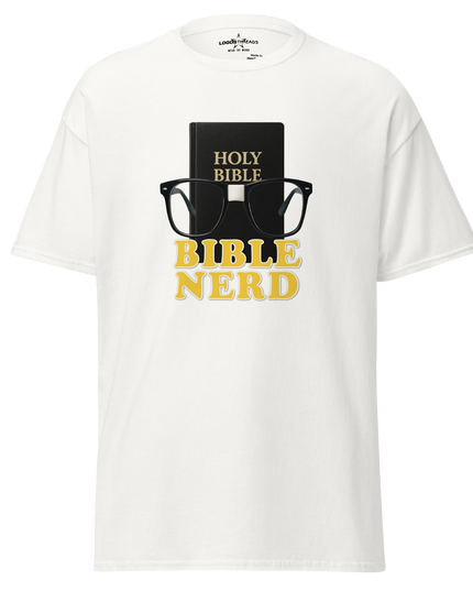 Bible Nerd Tee — Book Edition