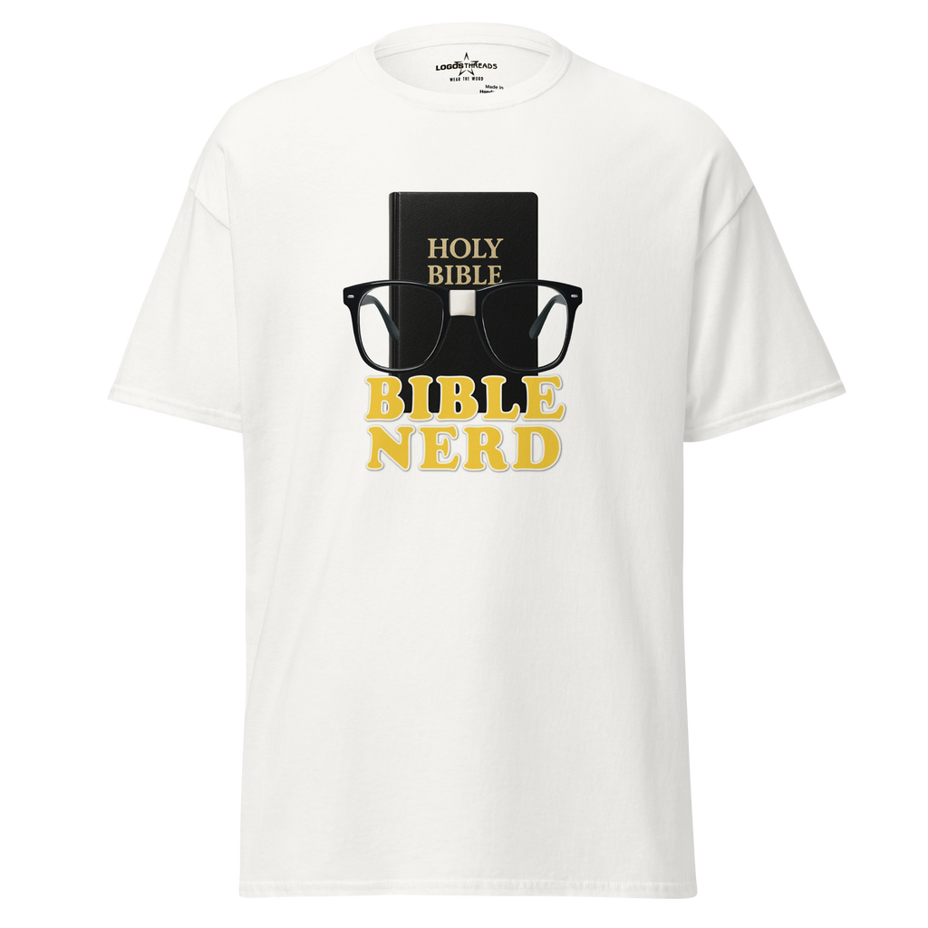 Bible Nerd Tee — Book Edition