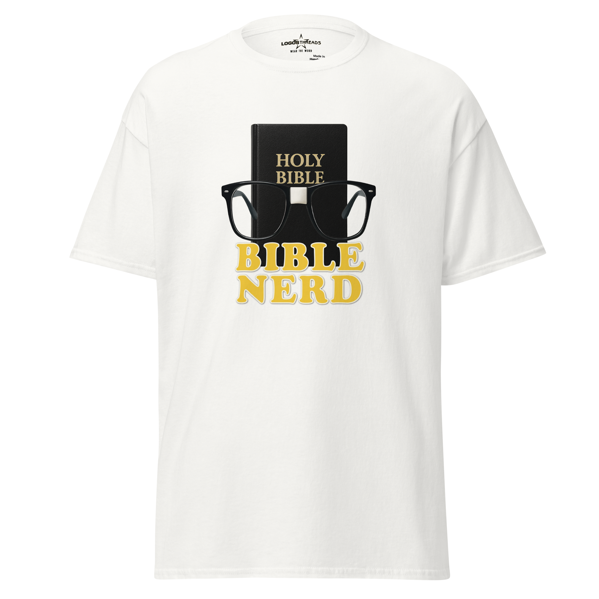 Bible Nerd Tee — Book Edition