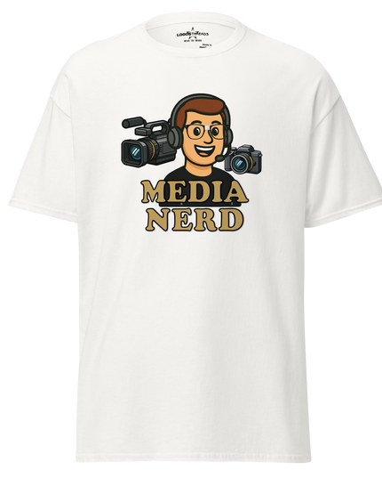Media Nerd Tee — Guy