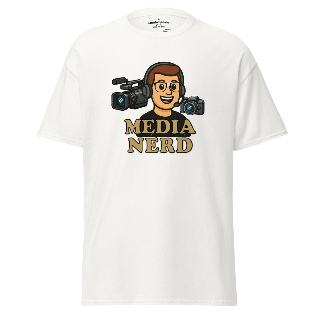 Media Nerd Tee — Guy
