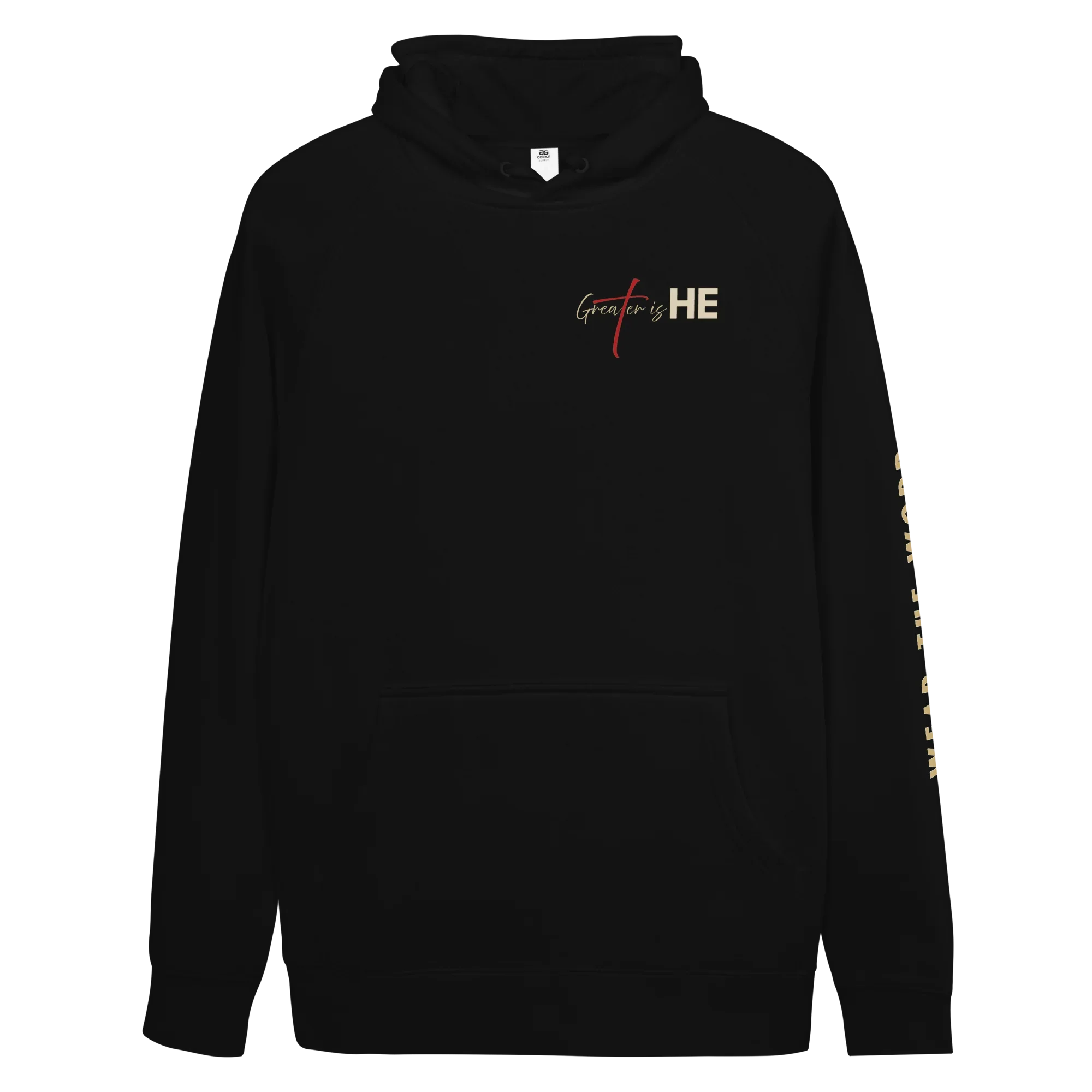 Greater is HE Hoodie (AU Edition)