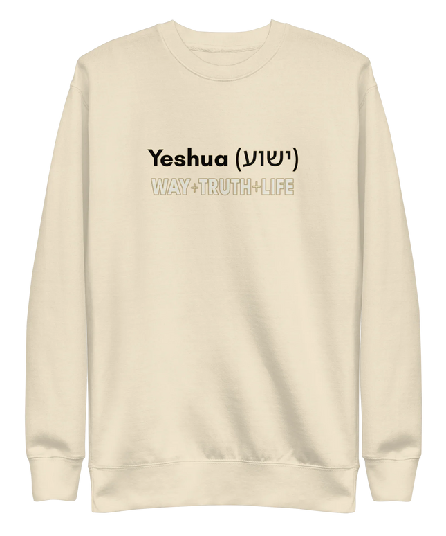 Yeshua Sweatshirt (WW Edition – Bone) – Ships from USA