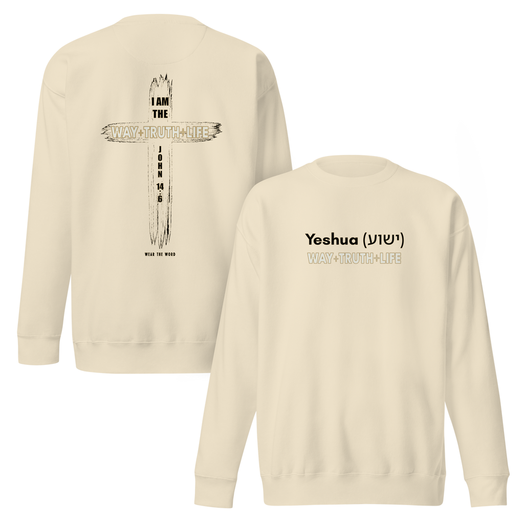 Yeshua Sweatshirt (WW Edition – Bone) – Ships from USA