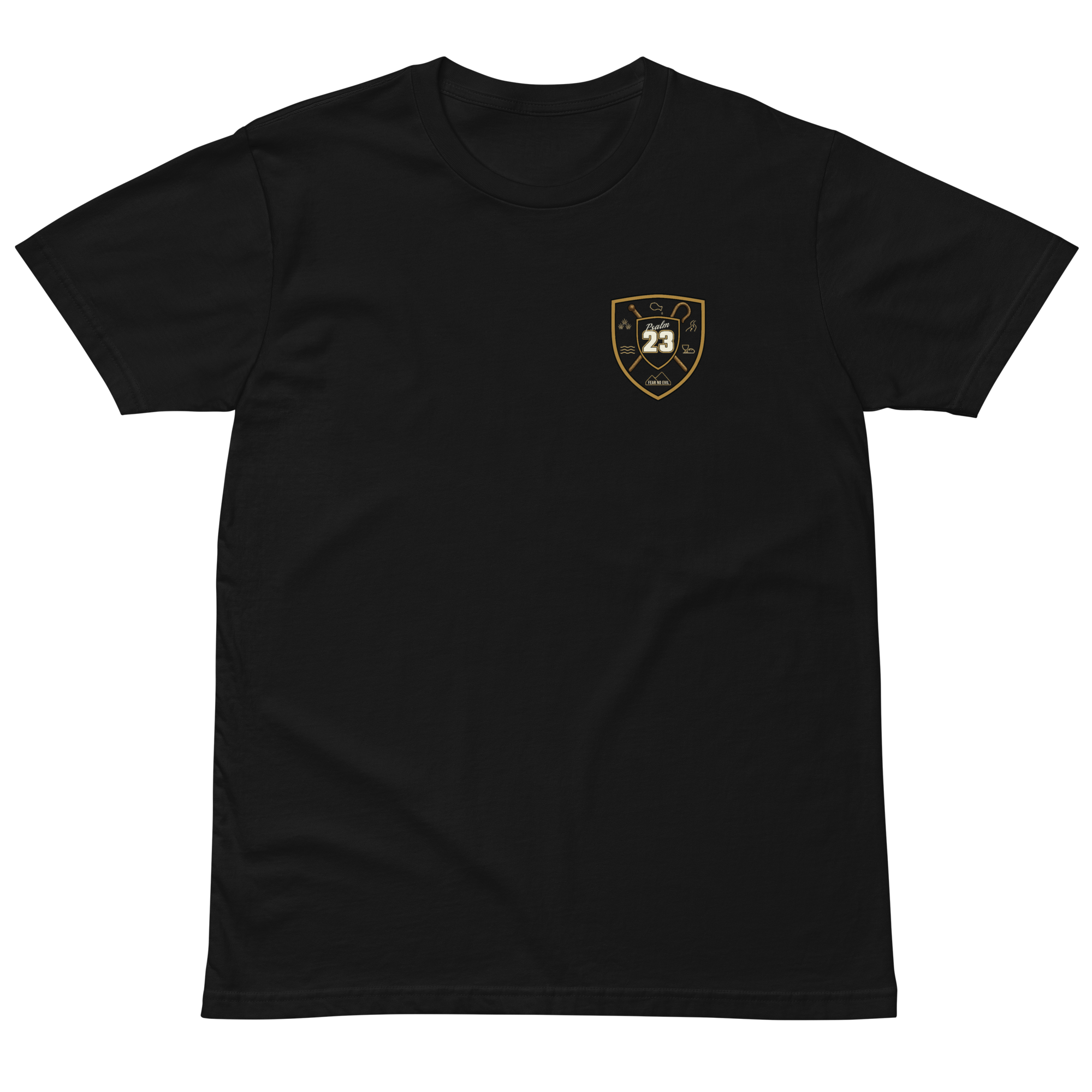 Psalm 23 Tee (Dark Edition)  | Minimal Christian T-Shirt | Logos Threads