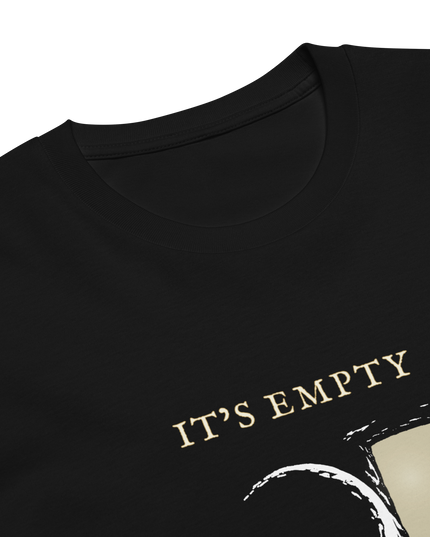 It’s Empty Tee (AU Dark Edition) | Minimal Christian T-Shirt | Logos Threads