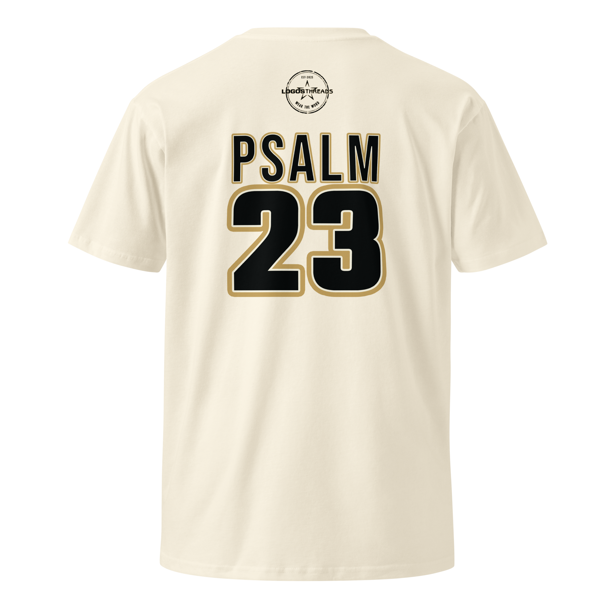 Psalm 23 Tee (Light Edition)  | Minimal Christian T-Shirt | Logos Threads