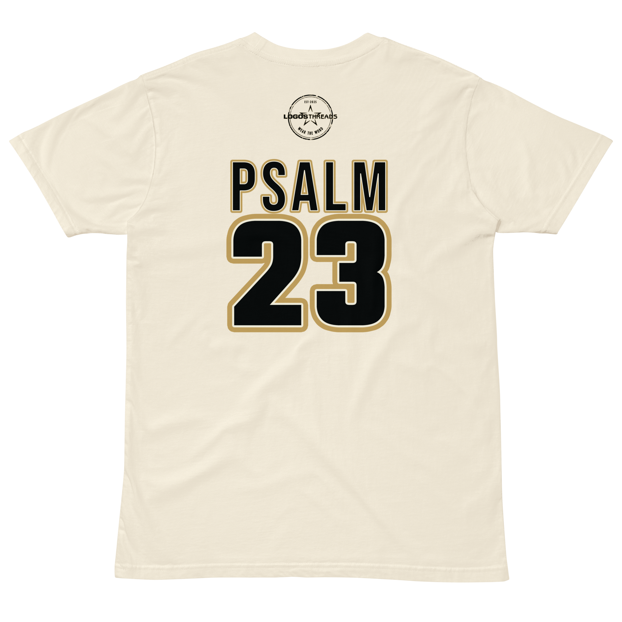 Psalm 23 Tee (Light Edition)  | Minimal Christian T-Shirt | Logos Threads