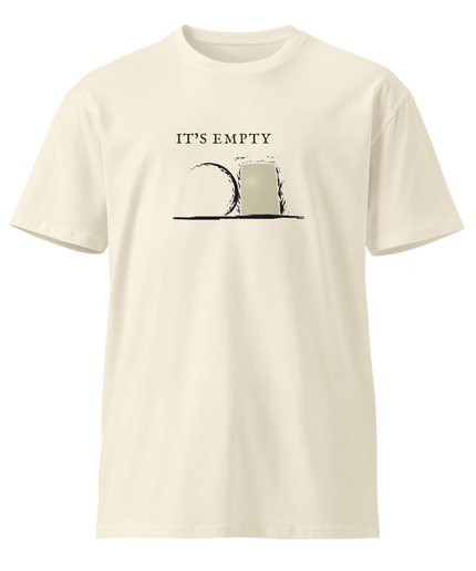 It’s Empty Tee (AU Light Edition) | Minimal Christian T-Shirt | Logos Threads