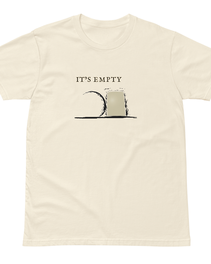 It’s Empty Tee (AU Light Edition) | Minimal Christian T-Shirt | Logos Threads