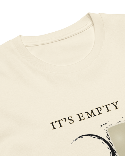 It’s Empty Tee (AU Light Edition) | Minimal Christian T-Shirt | Logos Threads