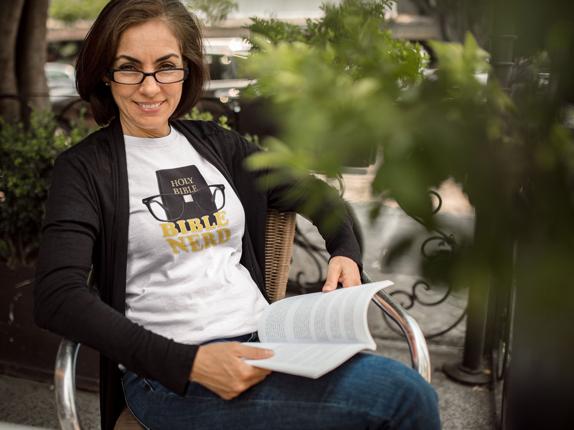 Bible Nerd Tee — Book Edition